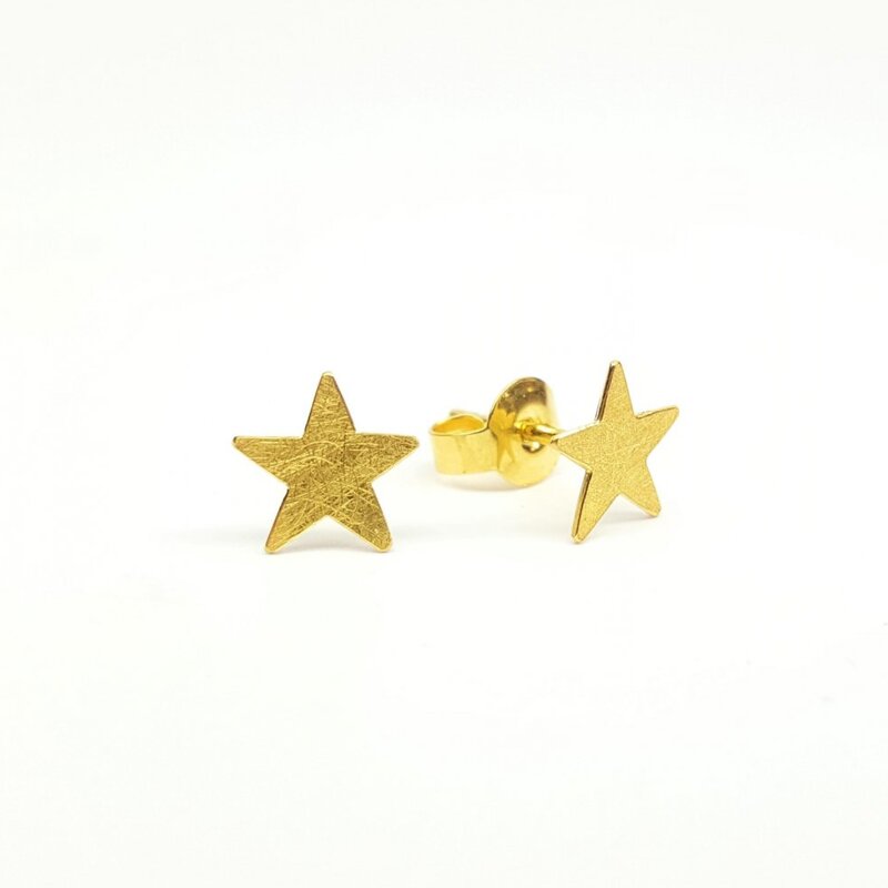 Boucles d'oreilles en or jaune 18kt.