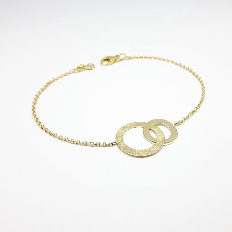 Bracelet en or jaune 18kt.