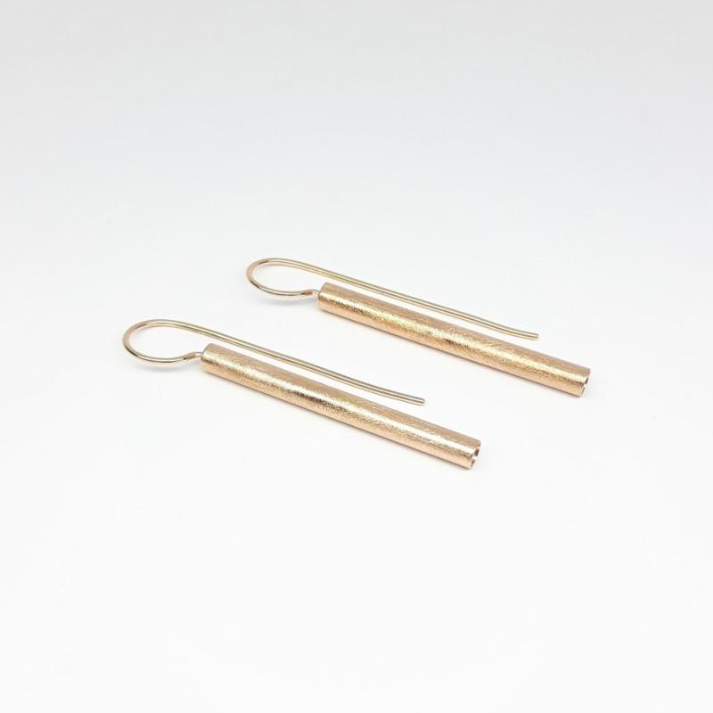 Boucles d'oreilles en or rouge 18kt.