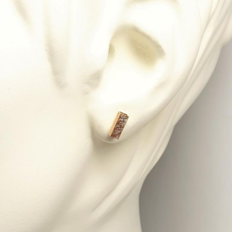 Boucles d'oreilles en or rouge 18kt.