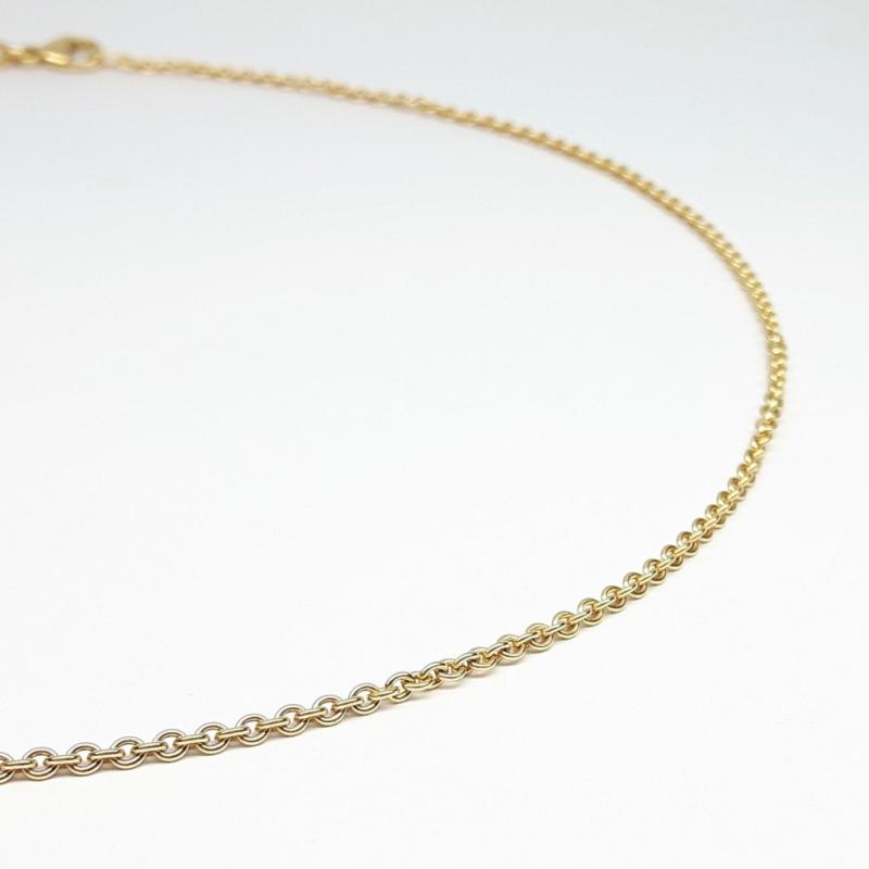 Collier en or jaune 18kt 42cm 1.45mm 0140