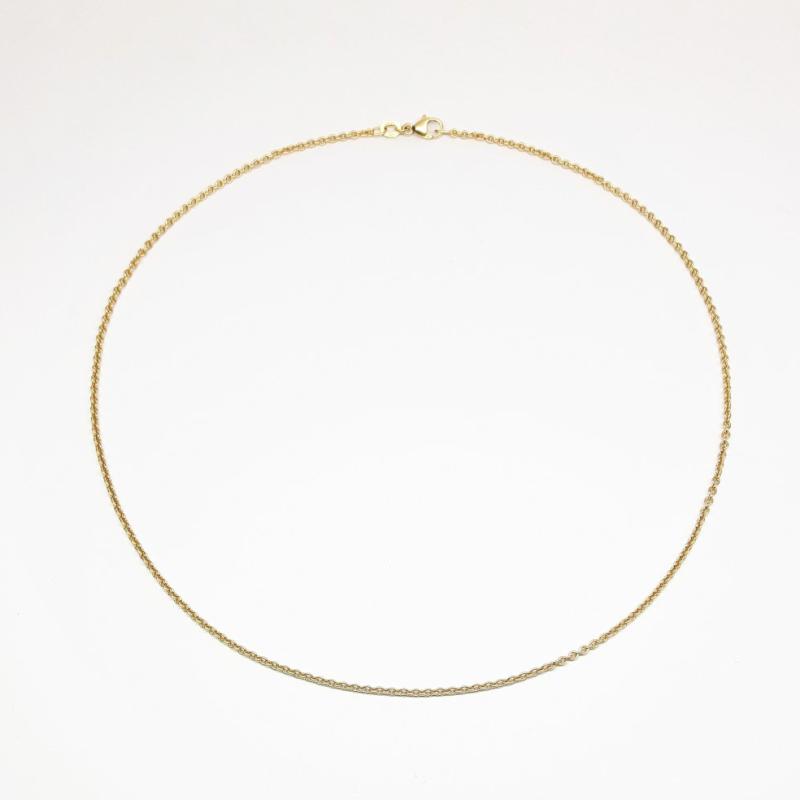 Collier en or jaune 18kt 42cm 1.45mm 0140