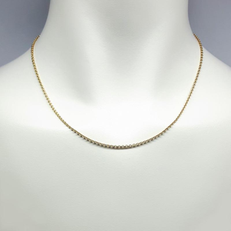 Collier en or jaune 18kt 42cm 1.45mm 0140
