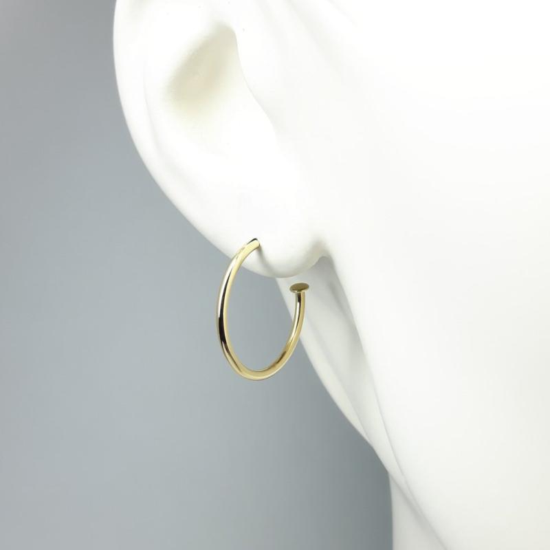 Créoles or jaune 18kt
